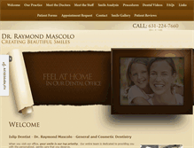 Tablet Screenshot of drmascolo.com